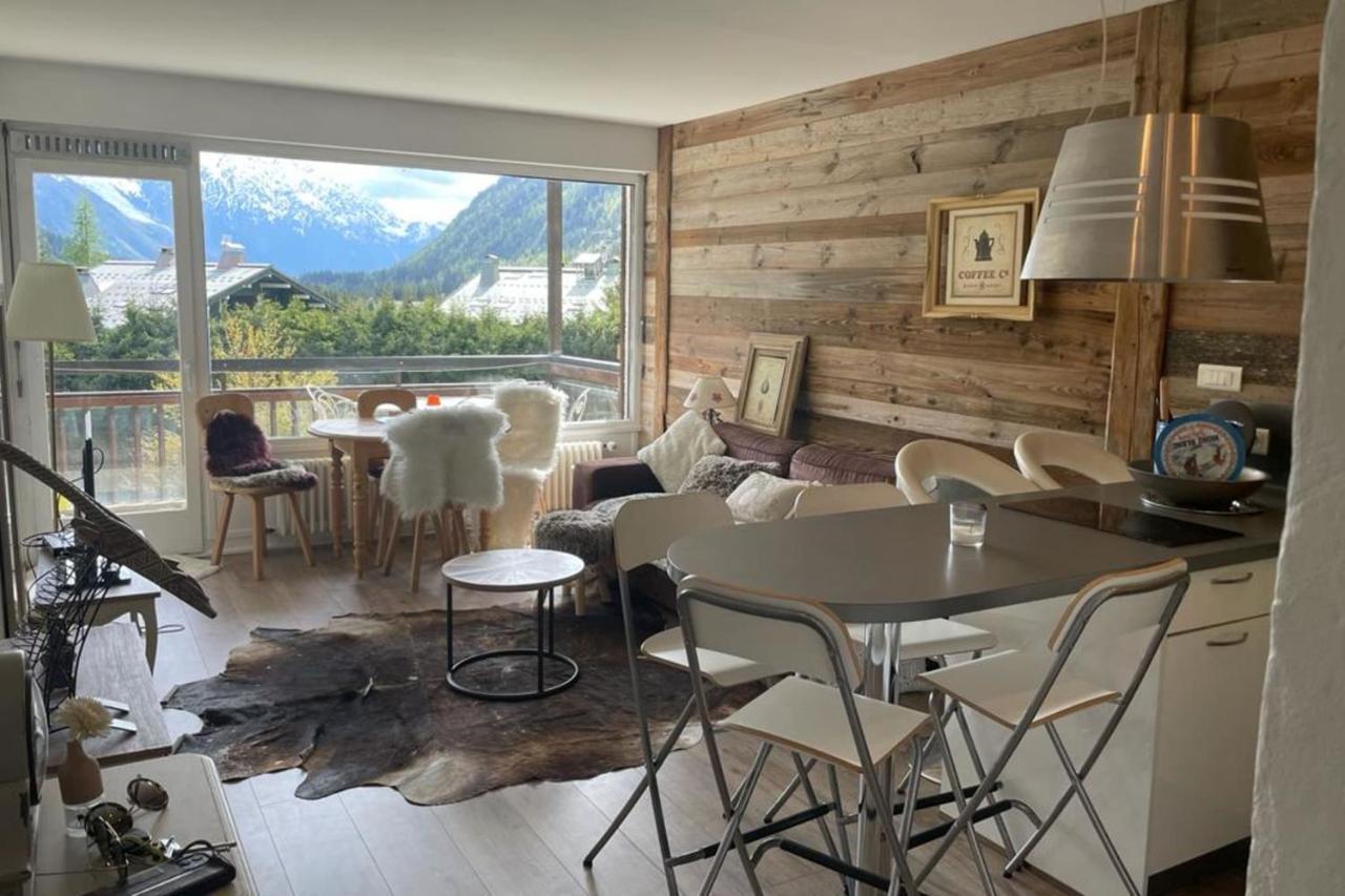 Charming Apt With Swimming Pool In Argentiere Chamonix Exterior foto
